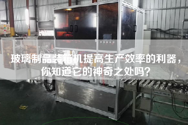 玻璃制品装箱机提高生产效率的利器,你知道它的神奇之处吗? 玻璃制品装箱机提高生产效率的利器,你知道它的神奇之处吗?