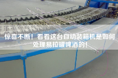 惊喜不断！看看这台自动装箱机是如何处理易拉罐啤酒的！