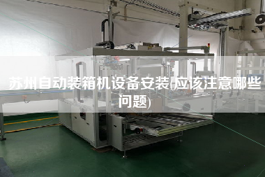 苏州自动装箱机设备安装(应该注意哪些问题) 苏州自动装箱机设备安装(应该注意哪些问题)
