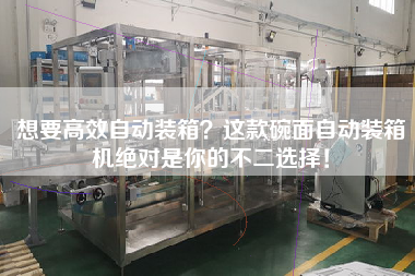 想要高效自动装箱?这款碗面自动装箱机绝对是你的不二选择! 想要高效自动装箱?这款碗面自动装箱机绝对是你的不二选择!